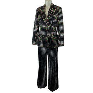 Vintage Mr. Dino 2 Piece High Waist Pantsuit